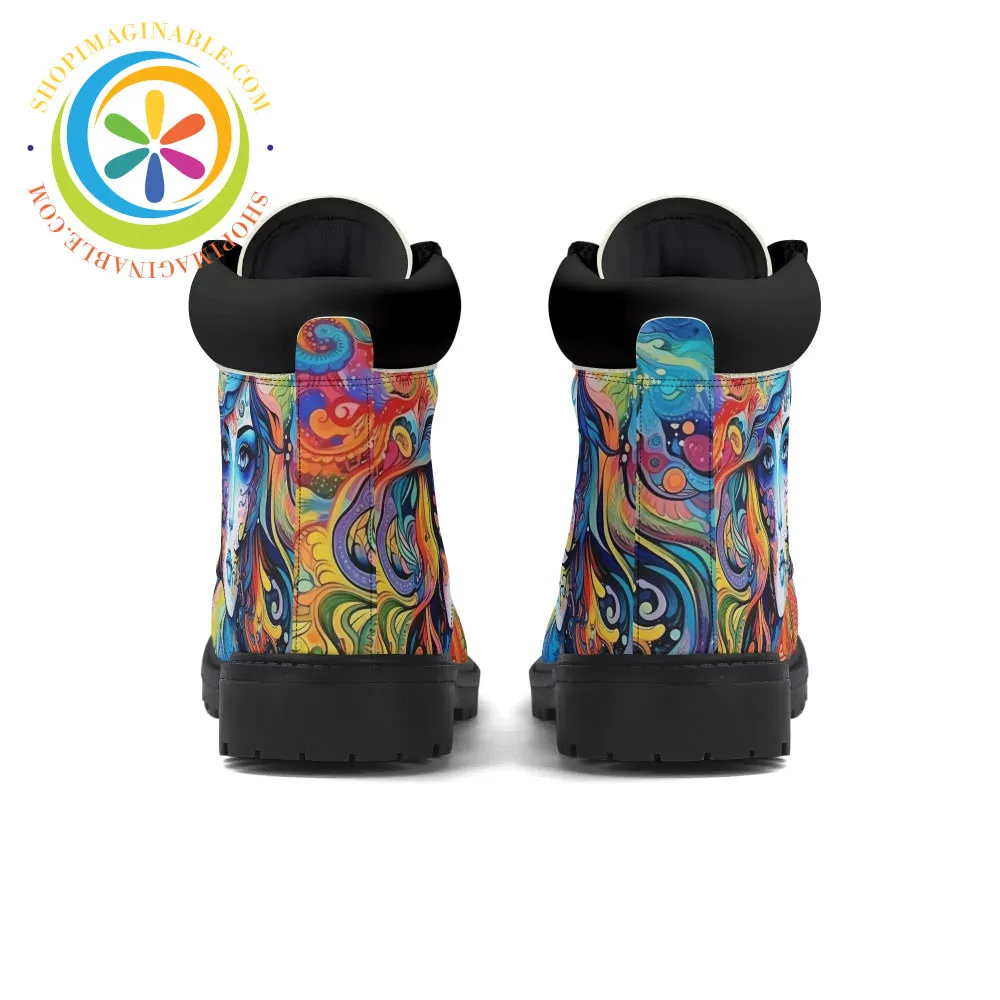 Hippy Psychedelic Women's Boots