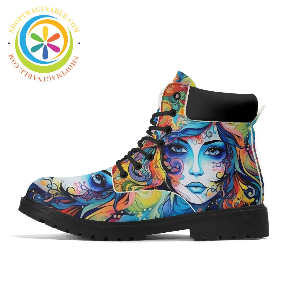 Hippy Psychedelic Women's Boots