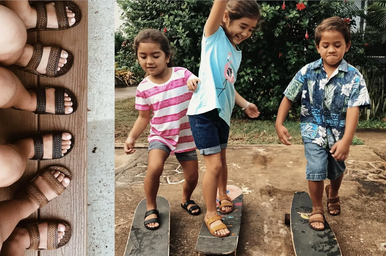 J-Slips Kids Sandals - Comfortable Boys and Girls Jesus Jandals for Beach and Summer - Waterproof Hawaiian Slides in 12 Colors, Sandalias