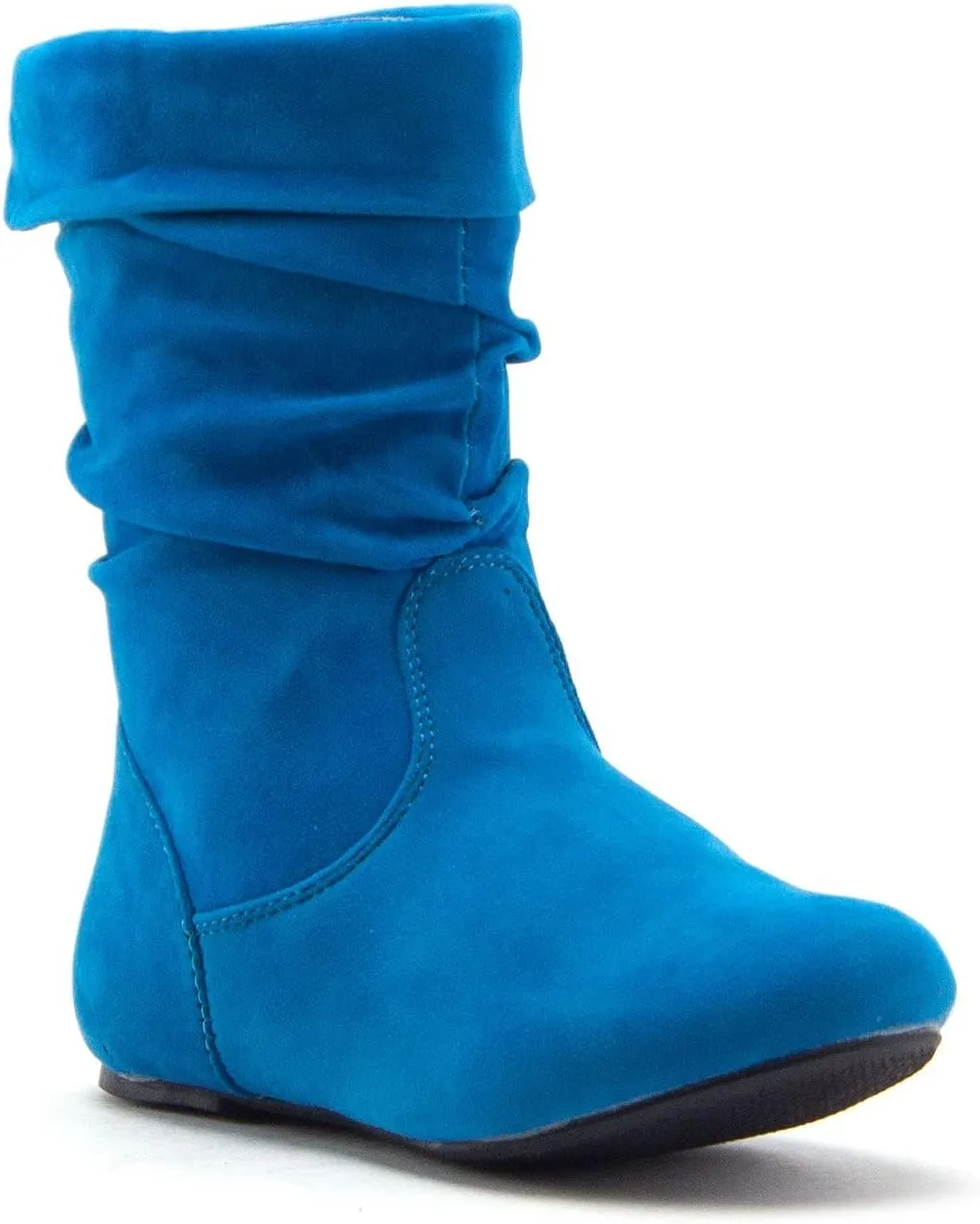 Jazam?? Little Toddler Girls' Bella Suede Zipped Knee High Riding Dress Boots