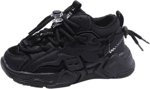 Kids Boys Girls Tennis Shoes Lace up Sport Running Sneakers Rubber Casual Walking Fashion Athletic Outdoor Shoes