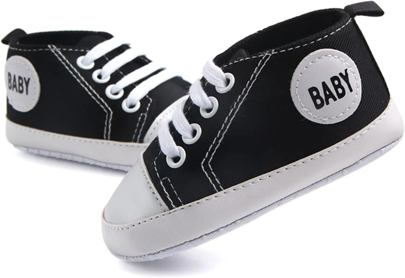 Kids Child Canvas Shoes Non-Slip Prewalker Colour Solid Floor Sneakers Outdoor Cute Lace up Sports Shoes