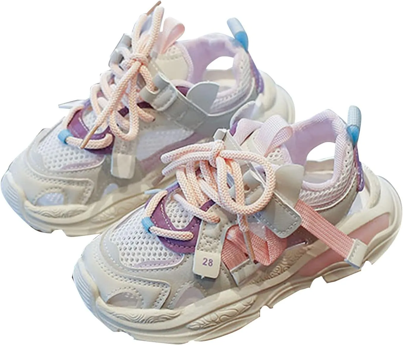 Kids Sneakers for Boys Girls Running Tennis Shoes Summer Fashion Lightweight Breathable Sport Athletic Shoes