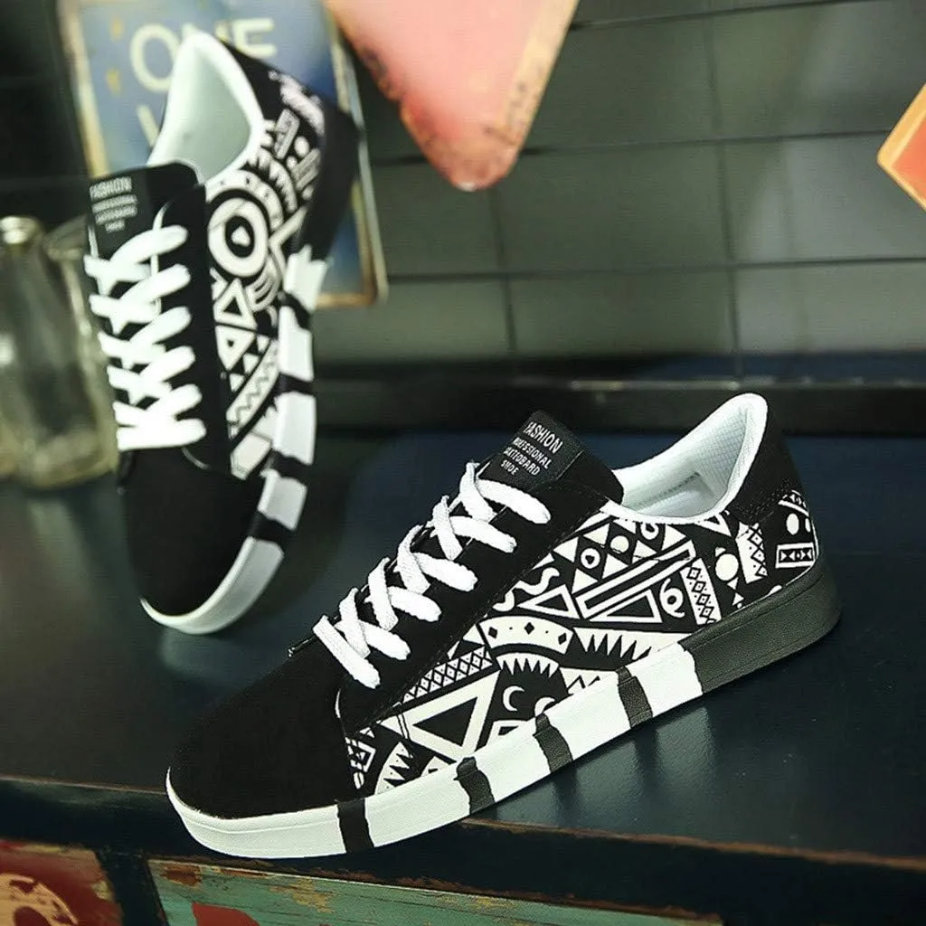 Lace-Up Colorfor Casual Fashion Canvas Shoes Sport Men's Shoes Sneaker for Men Walking Sneaker