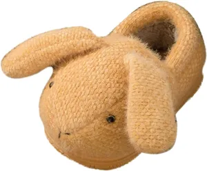 Little House Girl Fashion Cute Autumn And Winter Boys And Girls Slippers Flat Girls Fuzzy Slippers Size 2