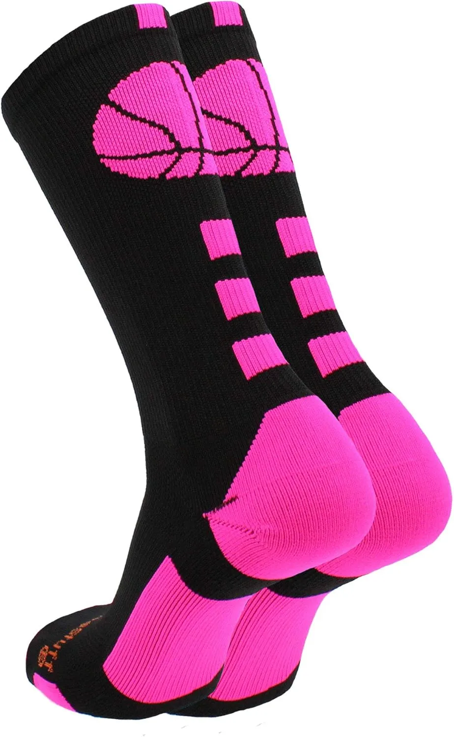 MadSportsStuff Basketball Socks for Boys Girls - Athletic Crew Socks - Youth and Adult Sizes