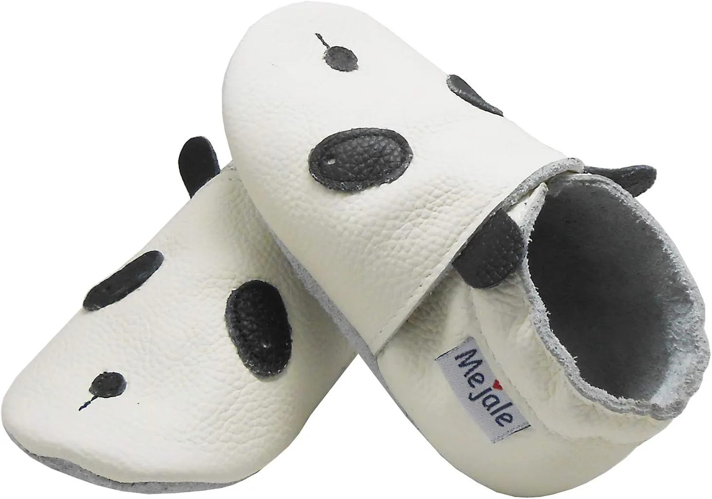 Mejale Baby Leather Shoes Infant Crawling Toddler Moccasins Brown White Purple Navy Cute Boy Girl Slippers