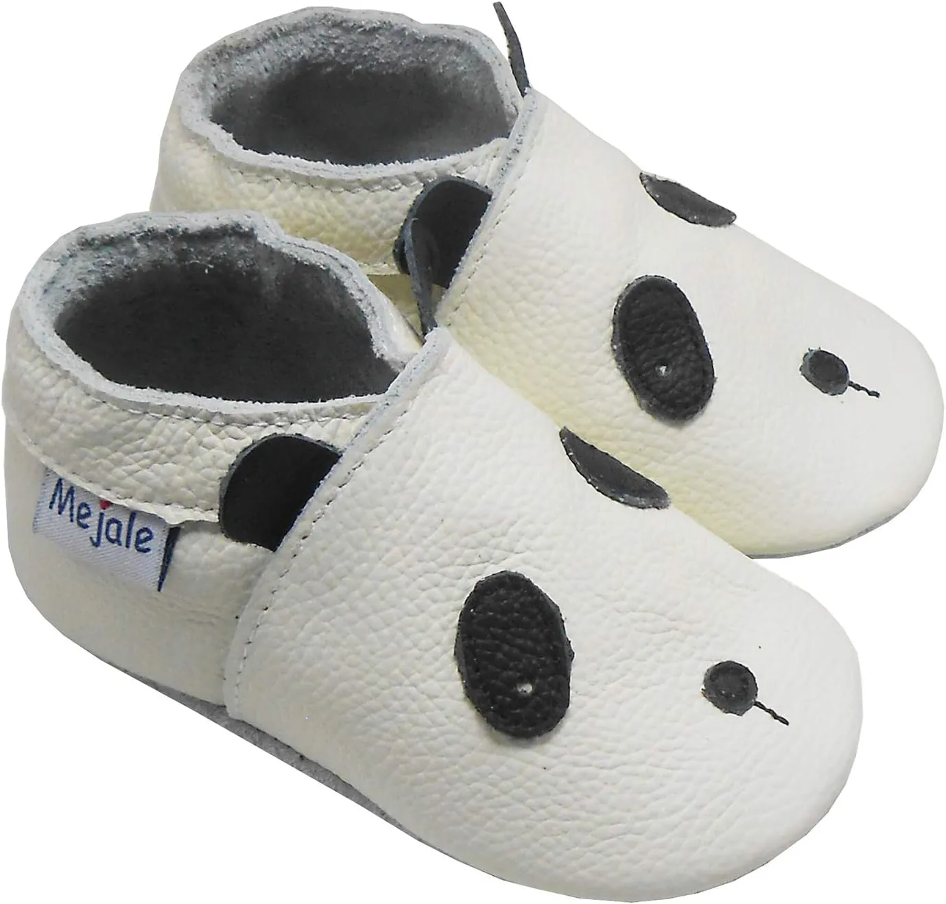 Mejale Baby Leather Shoes Infant Crawling Toddler Moccasins Brown White Purple Navy Cute Boy Girl Slippers