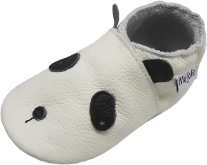 Mejale Baby Leather Shoes Infant Crawling Toddler Moccasins Brown White Purple Navy Cute Boy Girl Slippers