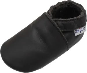 Mejale Baby Leather Shoes Infant Toddler Soft Sole Moccasins Shoes Boys Girls Pre-Walkers