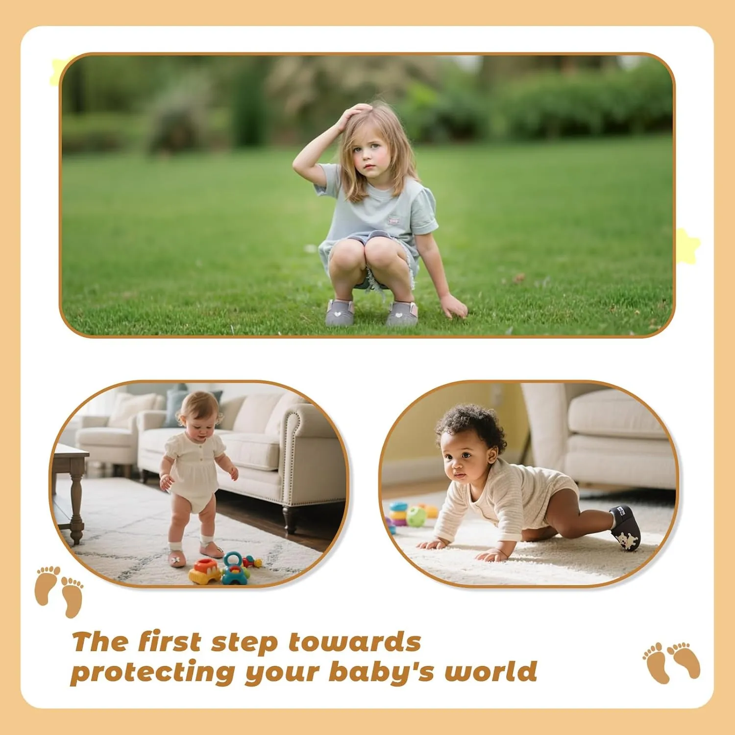 Mejale Baby Leather Shoes Infant Toddler Soft Sole Moccasins Shoes Boys Girls Pre-Walkers