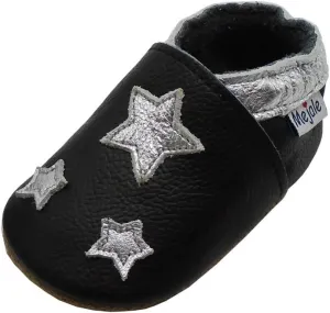 Mejale Baby Shoes Soft Sole Leather Crawling Moccasins Cartoon Stars Infant Toddler First Walker Slippers