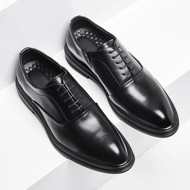 Men Comfort Patent Leather Oxford Shoes Classic Business Dress Shoes Men's Orthopedic Casual Loafers