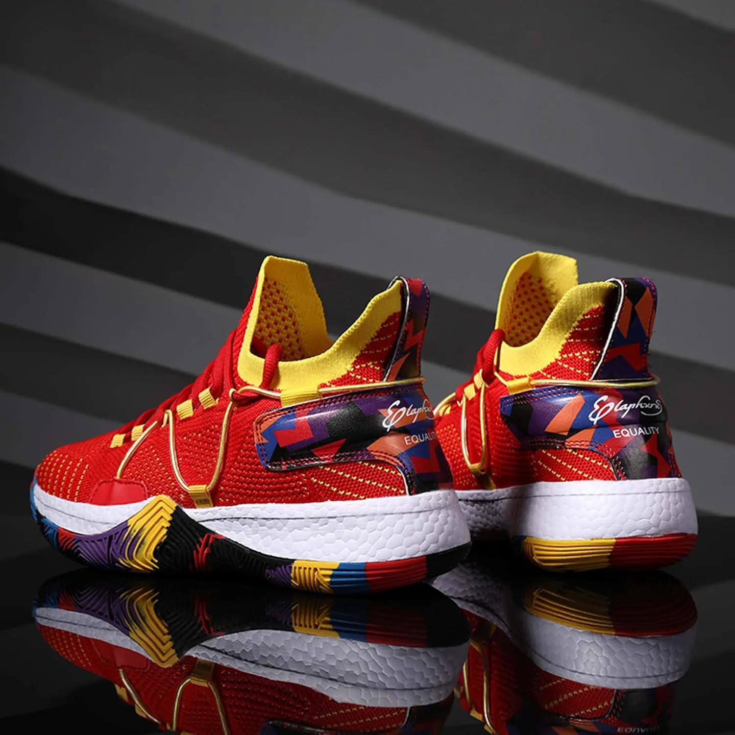 Mens and Womens Mesh Fabric Breathable Basketball Sneakers Mid Top Lace Up Casual Sneakers Non Slip and Breathable Fitness Training Shoes Lightweight Outdoor Hiking Shoes Baseball Sneakers
