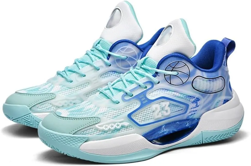 Men's Basketball Shoes are Breathable Anti Slip Wear-Resistant Fashionable Outdoor Basketball Boots