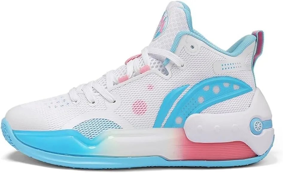 Men's Basketball Shoes with Breathable Non Slip Soft Sole Fashionable Sports Training Basketball Boots