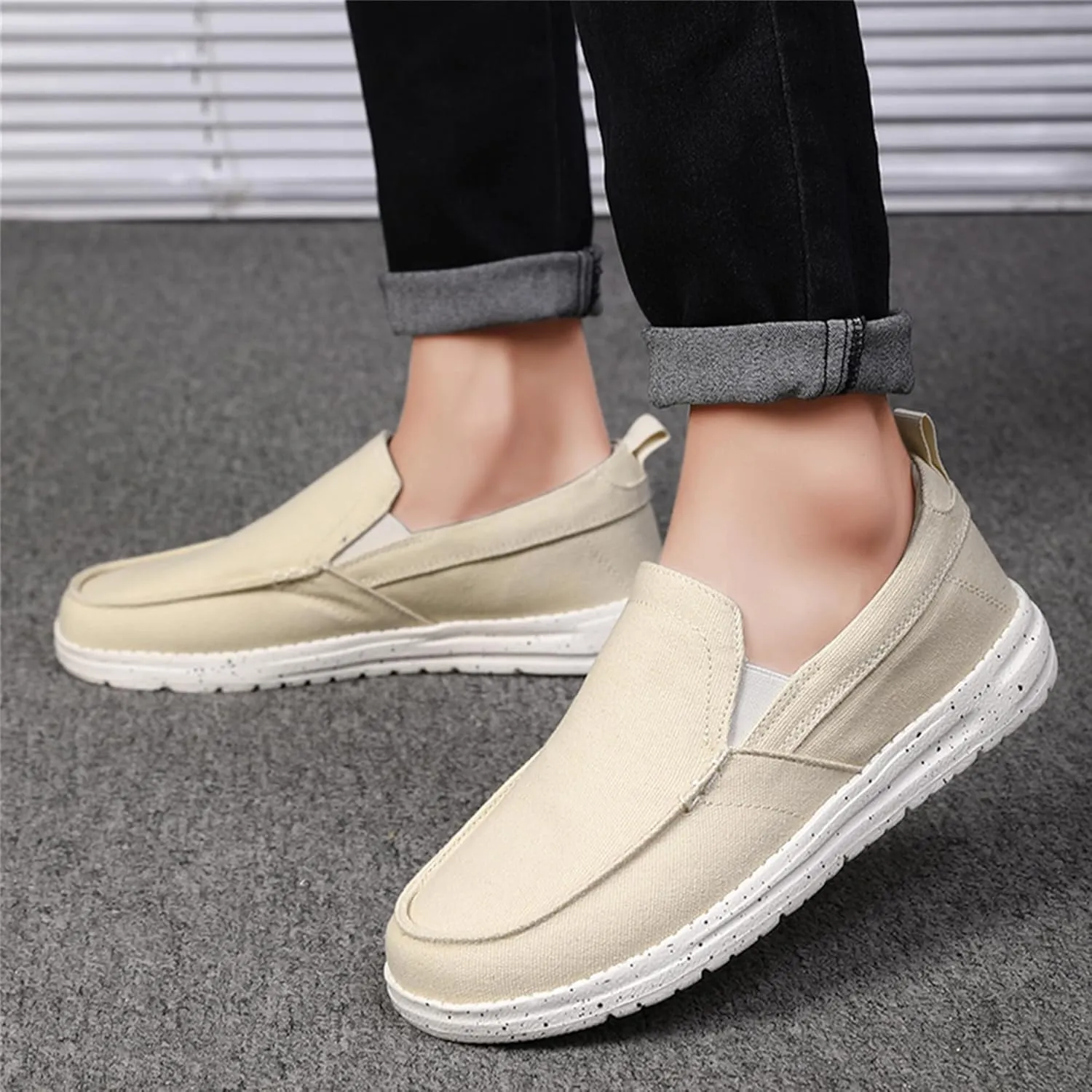 Mens Casual Dress Penny Loafers Shoes Fashion Casual Sneakers Slip-on Moccasins Walking Ofice Work Driving Shoes