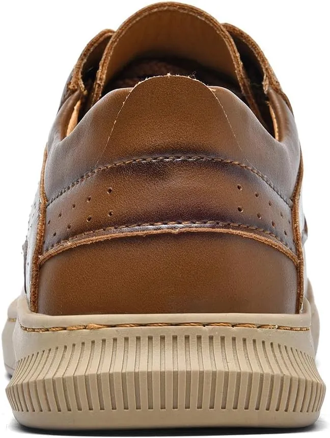 Men's Casual Genuine Leather Flats Soft Driving Walking Loafer Shoes