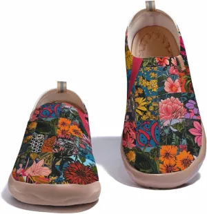 Men's Casual Knit Shoes Art Painted Slip Ons Loafers Lightweight Flats Travel Sneakers