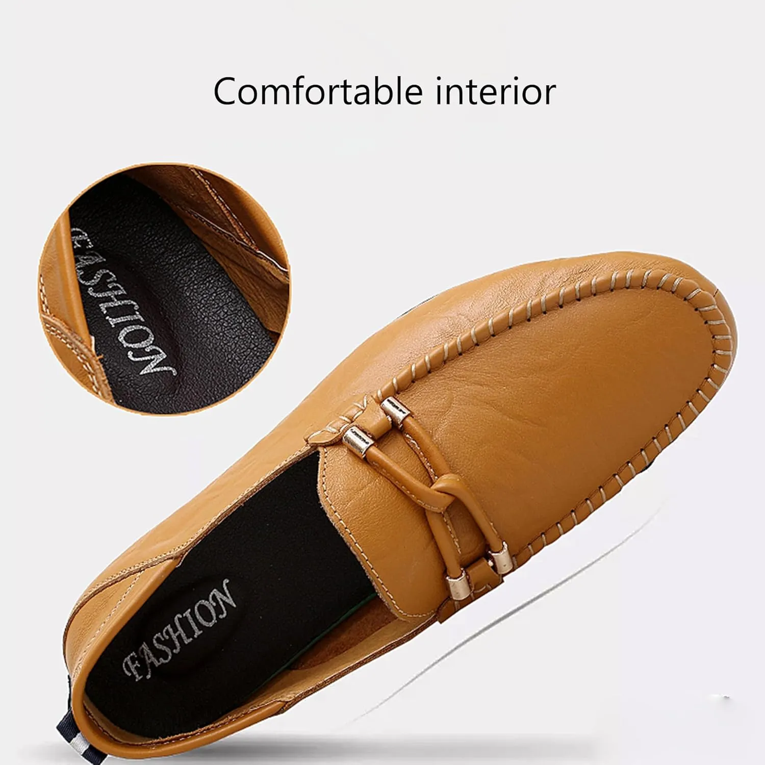 Mens Casual Loafers Shoes Breathable Sneakers Fashion Oxford Dress Penny Walking Ofice Driving Moccasins Shoes
