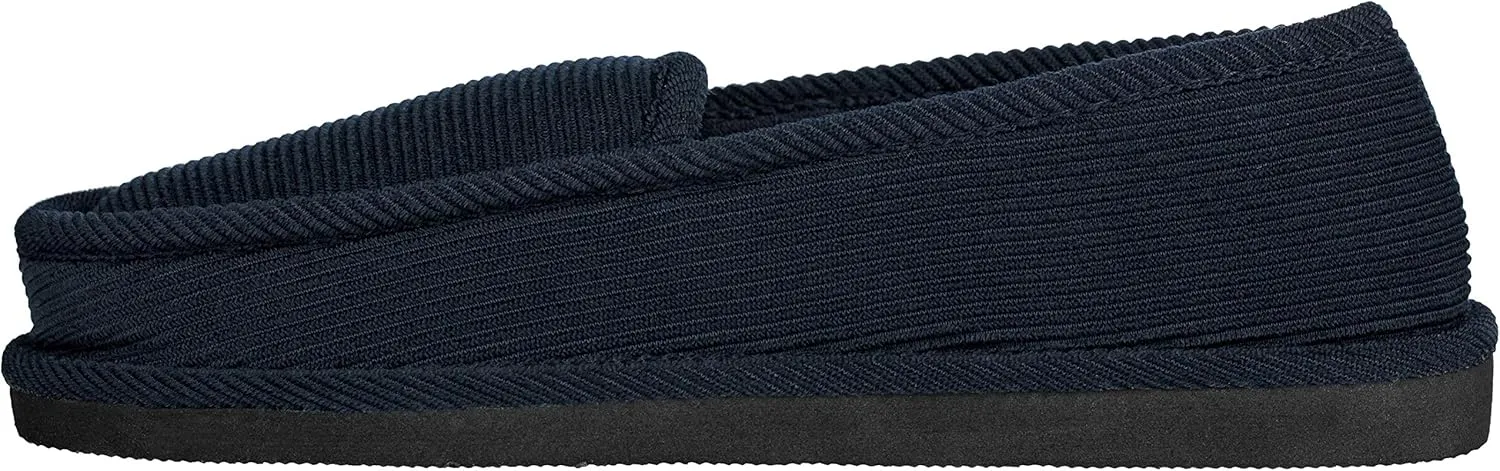 Men's Corduroy House Slippers Moccasins Loafers Slip-on Shoes
