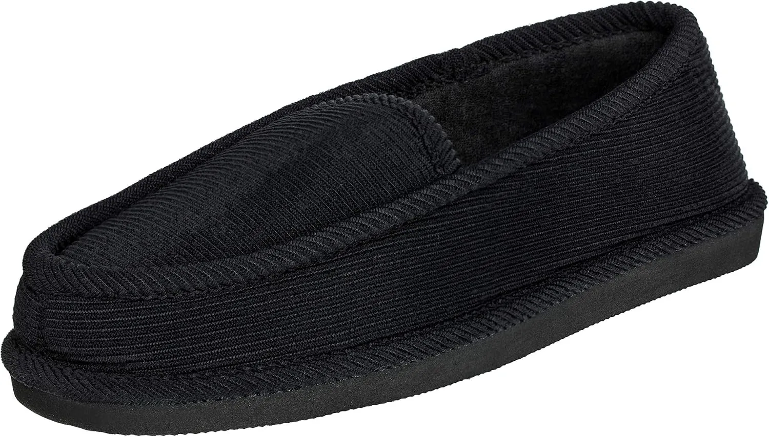 Men's Corduroy House Slippers Moccasins Loafers Slip-on Shoes