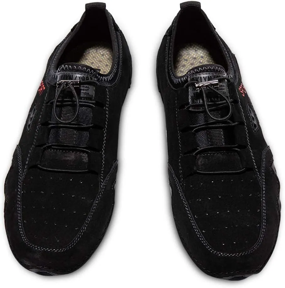 Mens Driving Comfort Leather Loafers Handmade Flats Breathable Walking Oxford Shoes