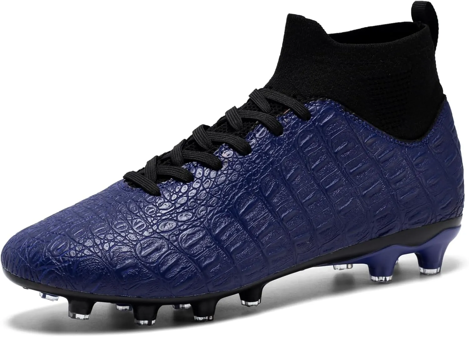 Men's High-Top Soccer Cleats for Youth & Kids ?C Lightweight Football Cleats for Firm Ground & Turf ?C Durable Training Futsal Shoes, Athletic Boys' Football Shoes for Indoor & Outdoor Play
