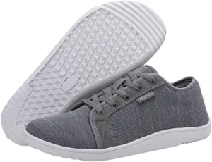 Men's Knit Wide Barefoot Sneaker,mesh fashion hiking shoes, fitness shoes couple Slip-ons walking shoes