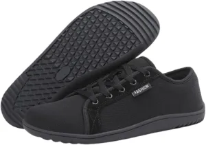 Men's Knit Wide Barefoot Sneaker,mesh fashion hiking shoes, fitness shoes couple Slip-ons walking shoes