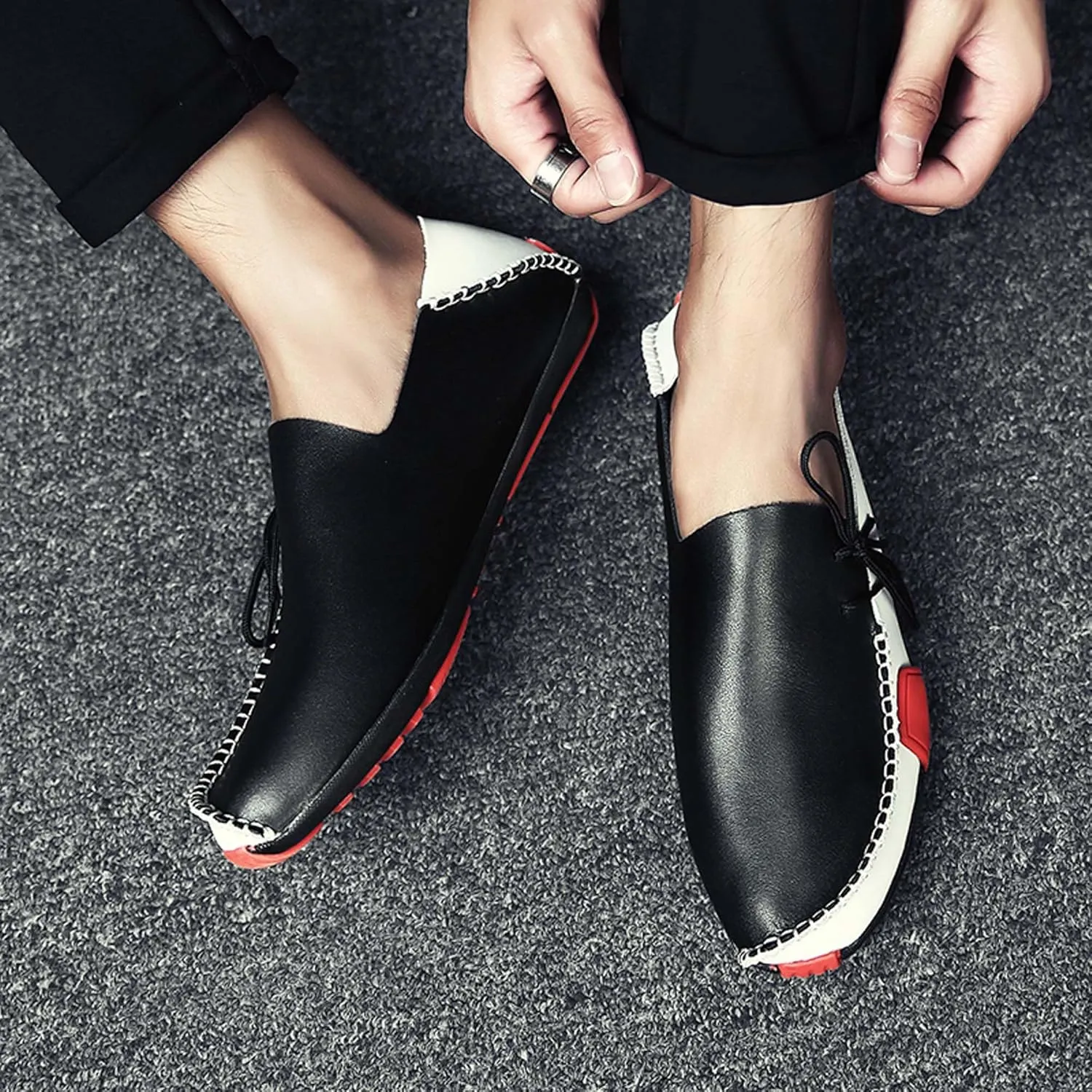 Men's Loafers Casual Formal Shoes Comfortable Driving Shoes Lightweight Slip On Shoes Lightweight Walking Shoes Soft Sole Flats - Men's Shoes Large Size 6-13 US Sizes