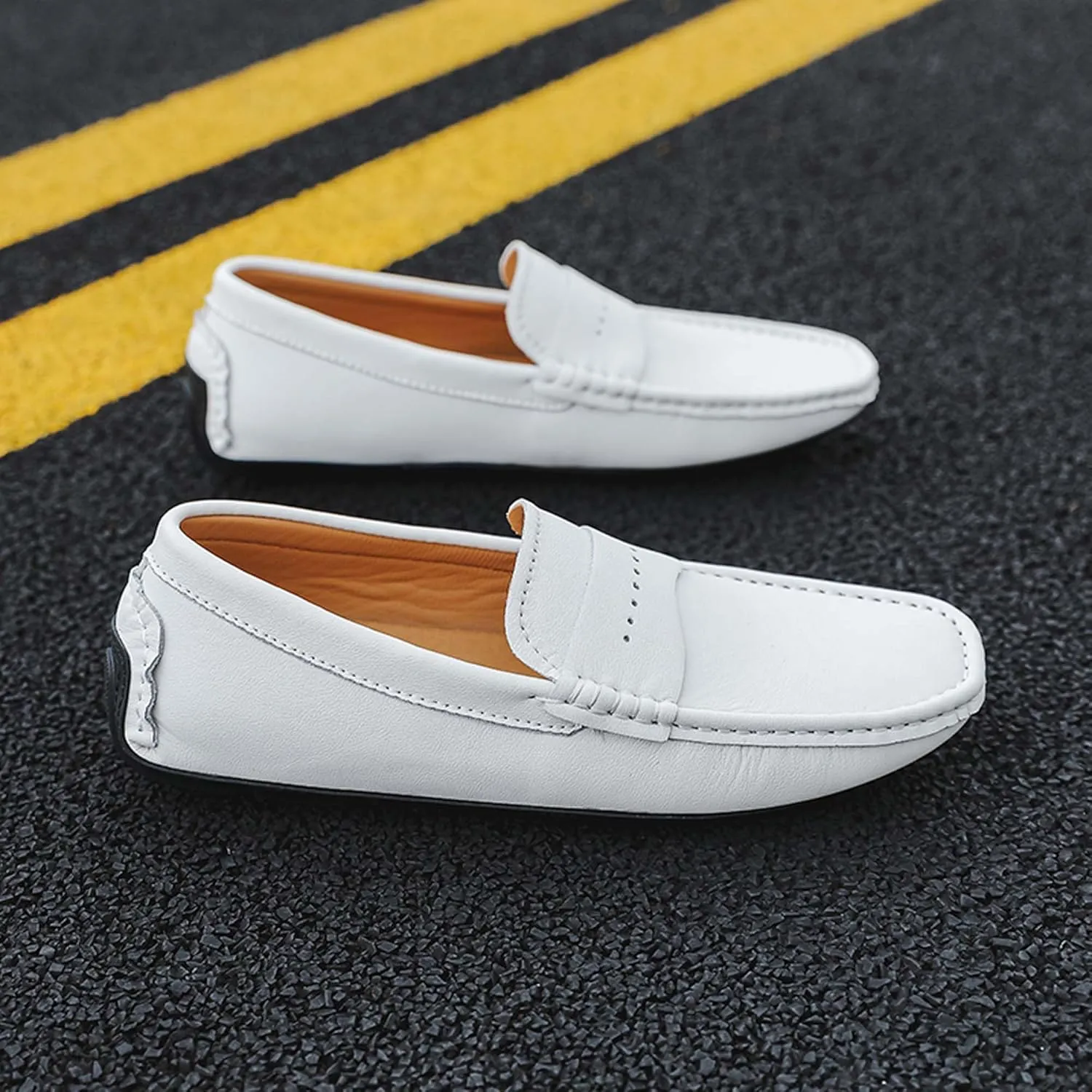 Men's Loafers-Comfortable Driving Shoes-Lightweight Casual Shoes-Non-Slip Walking Shoes-Outdoor Casual Walking Shoes-Fashion Sneakers-Large Men's Shoes-5-15 US Sizes