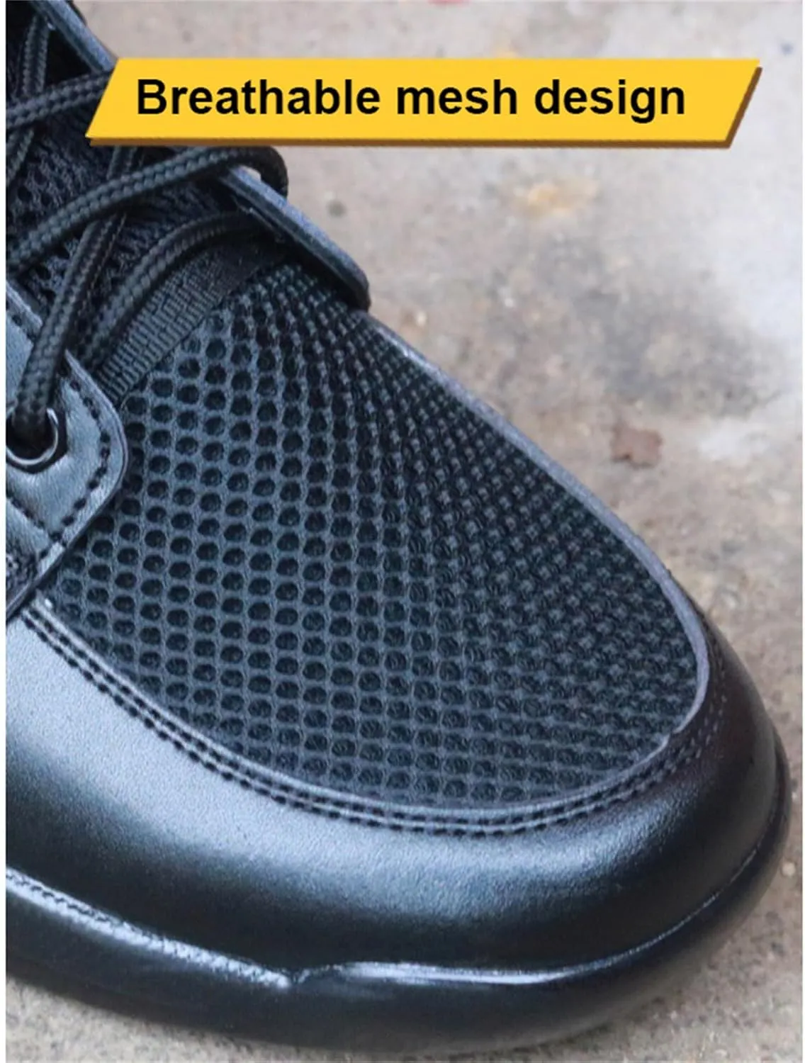 Men's Military Tactical Boots, with Side Zipper, Lightweight Comfortable Boots,Low Cut Training Shoes, for Work All Day Motorcycle Combat Hiking Boots