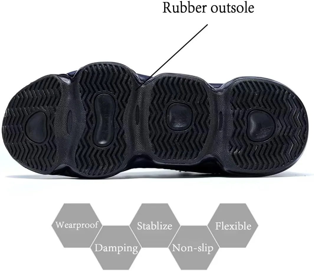 Mens Running Shoes Air Cushion Tennis Walking Sneakers Casual Sport Gym Jogging