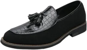 Men's Slip On Dress Shoes with Tassel, Fashion Oxford Loafers for Business, Formal, Casual Wear, for Men