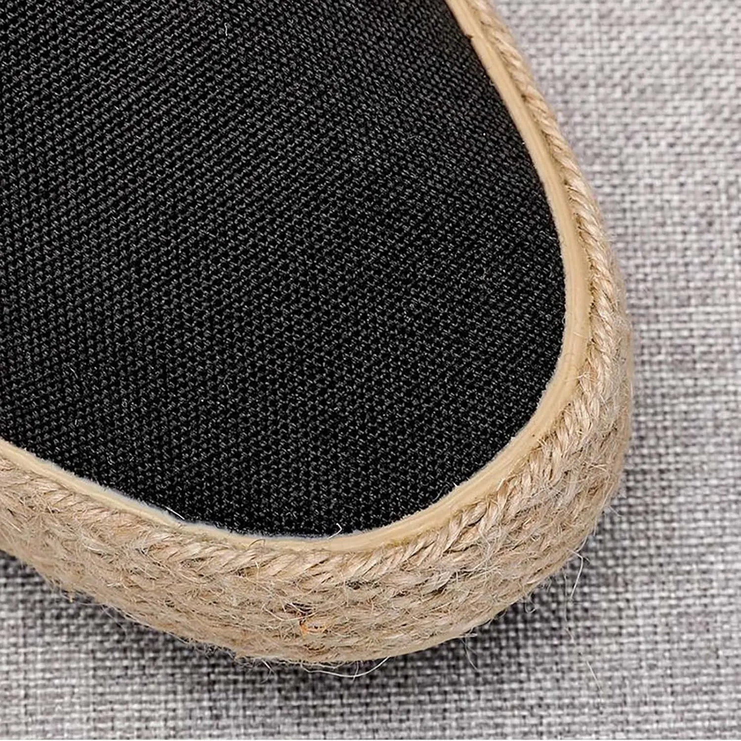 Mens Slip On Sneakers Comfortable Wide Width Espadrilles Casual Sneakers Breathable Lightweight Canvas Sport Shoes Flat Walking Shoes