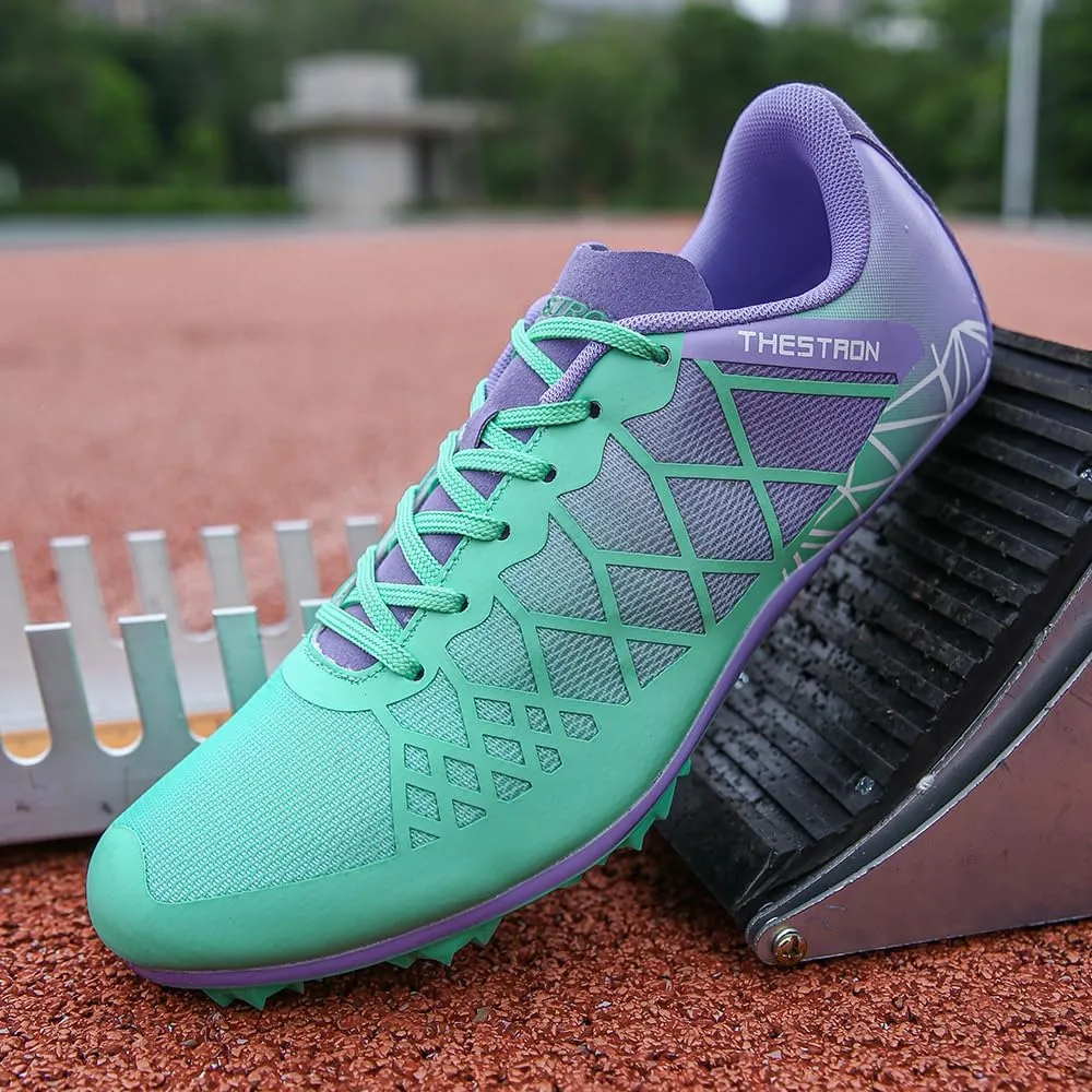 Mens Womens Boys Girls Spikes Athletics Racing Running Shoes Track and Field Sneaker 