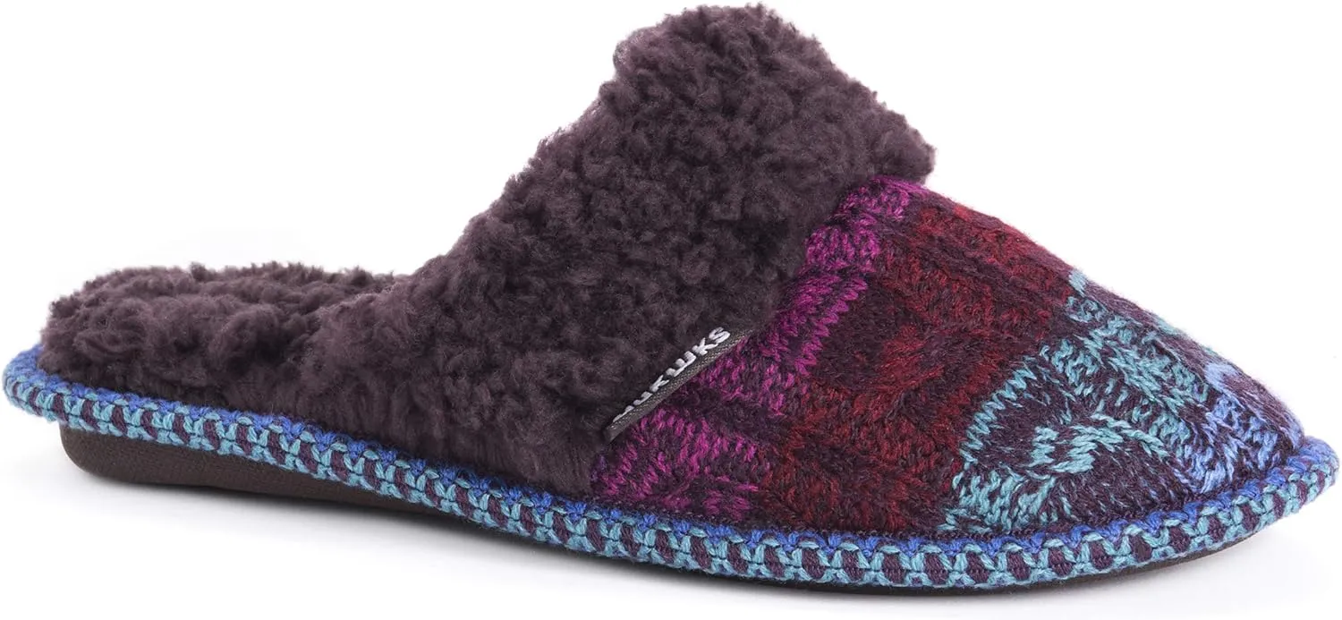 MUK LUKS Women's Perlyn Scuff Slippers