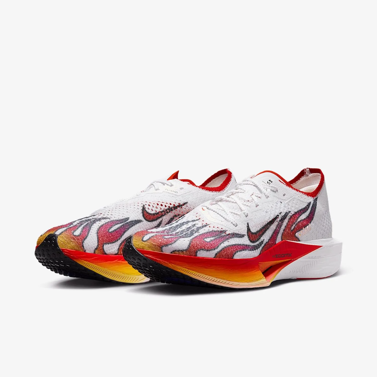 Nike Vaporfly 3 Men's Road Racing Shoes (HQ3504-100, White/Black/University Red/Habanero Red)