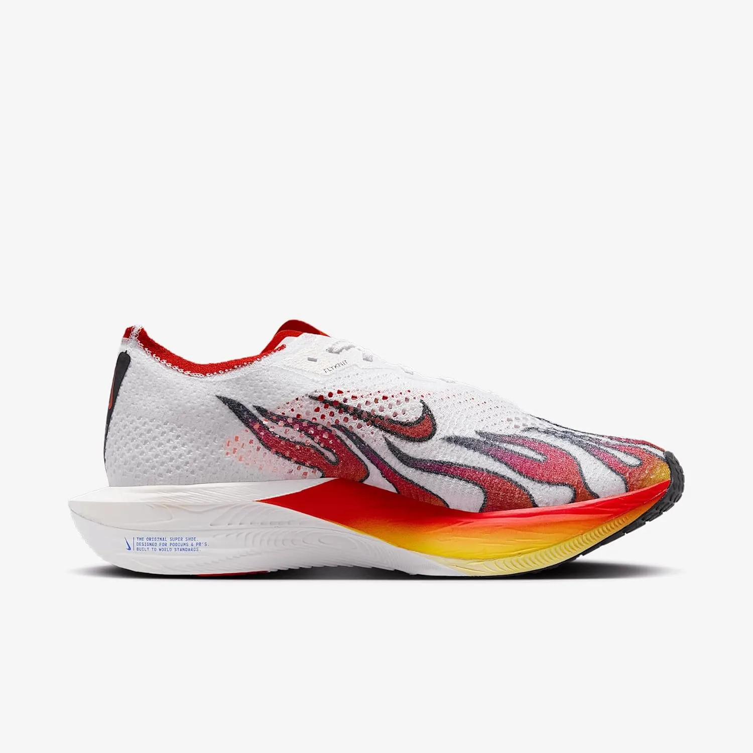 Nike Vaporfly 3 Men's Road Racing Shoes (HQ3504-100, White/Black/University Red/Habanero Red)