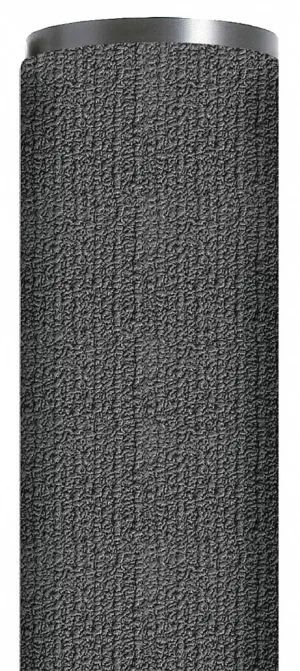 Notrax Indoor Entrance Mat, 6 ft L, 4 ft W, 3/8 in Thick, Rectangle, Charcoal - 132S0046CH