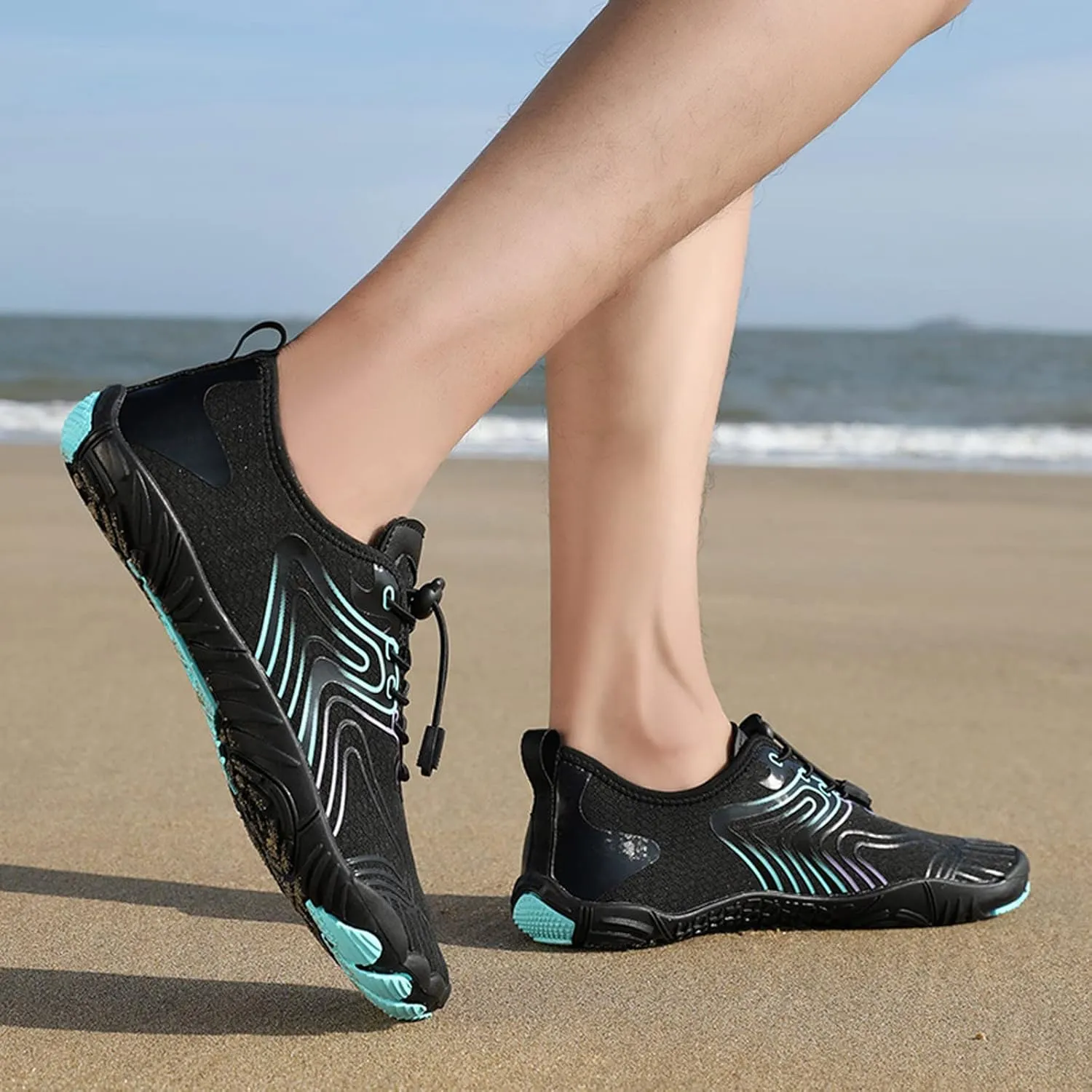 Outdoor Beach Wading Shoes for Women Men Quick Drying Swim Barefoot Shoes for Boating Fishing Diving Socks Shoe