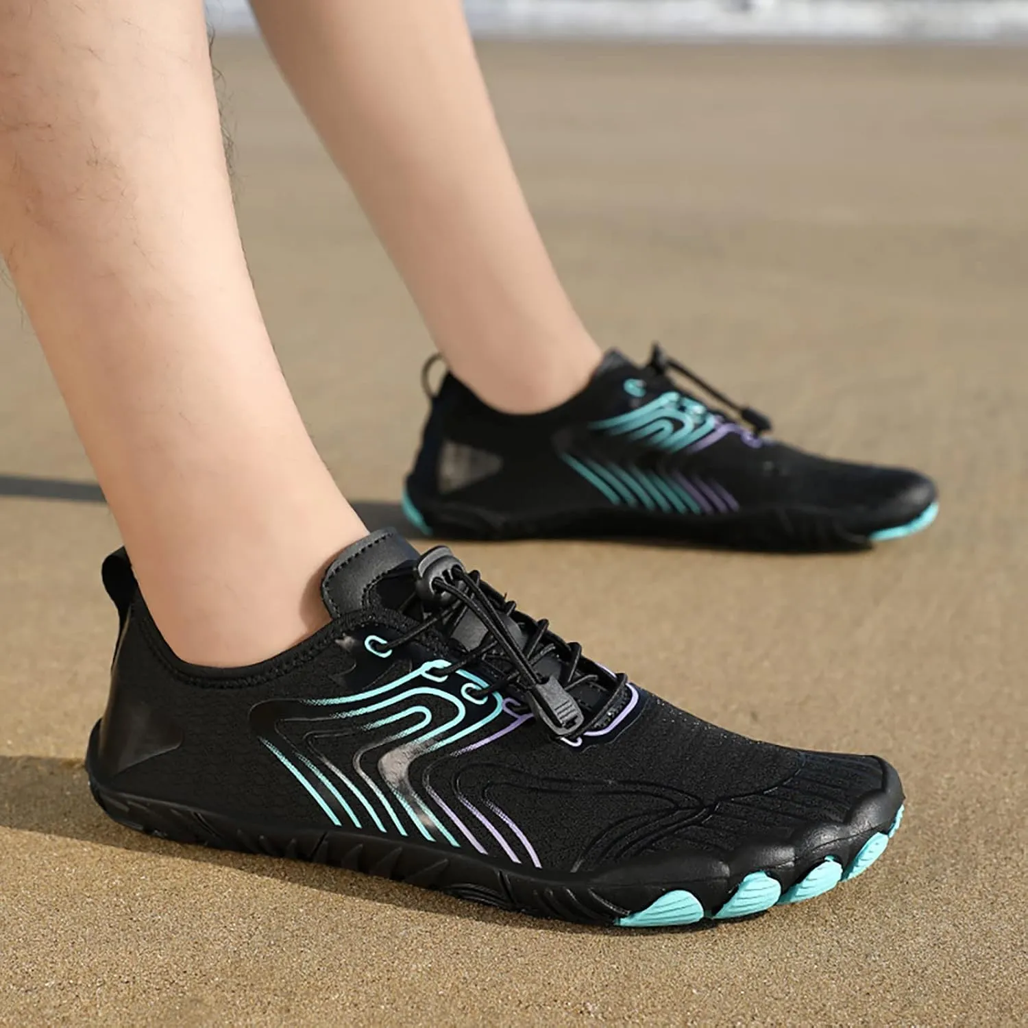 Outdoor Beach Wading Shoes for Women Men Quick Drying Swim Barefoot Shoes for Boating Fishing Diving Socks Shoe