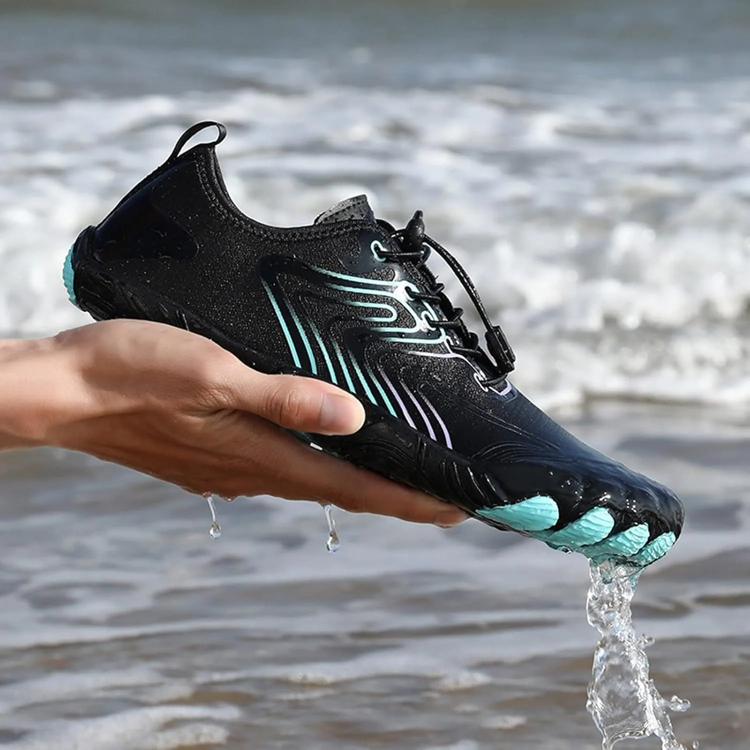 Outdoor Beach Wading Shoes for Women Men Quick Drying Swim Barefoot Shoes for Boating Fishing Diving Socks Shoe