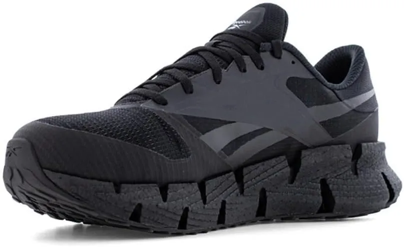 Reebok Work Men's Reebok FloatZig Work Composite Toe Slip Resistant Shoe, Black, 11 Wide