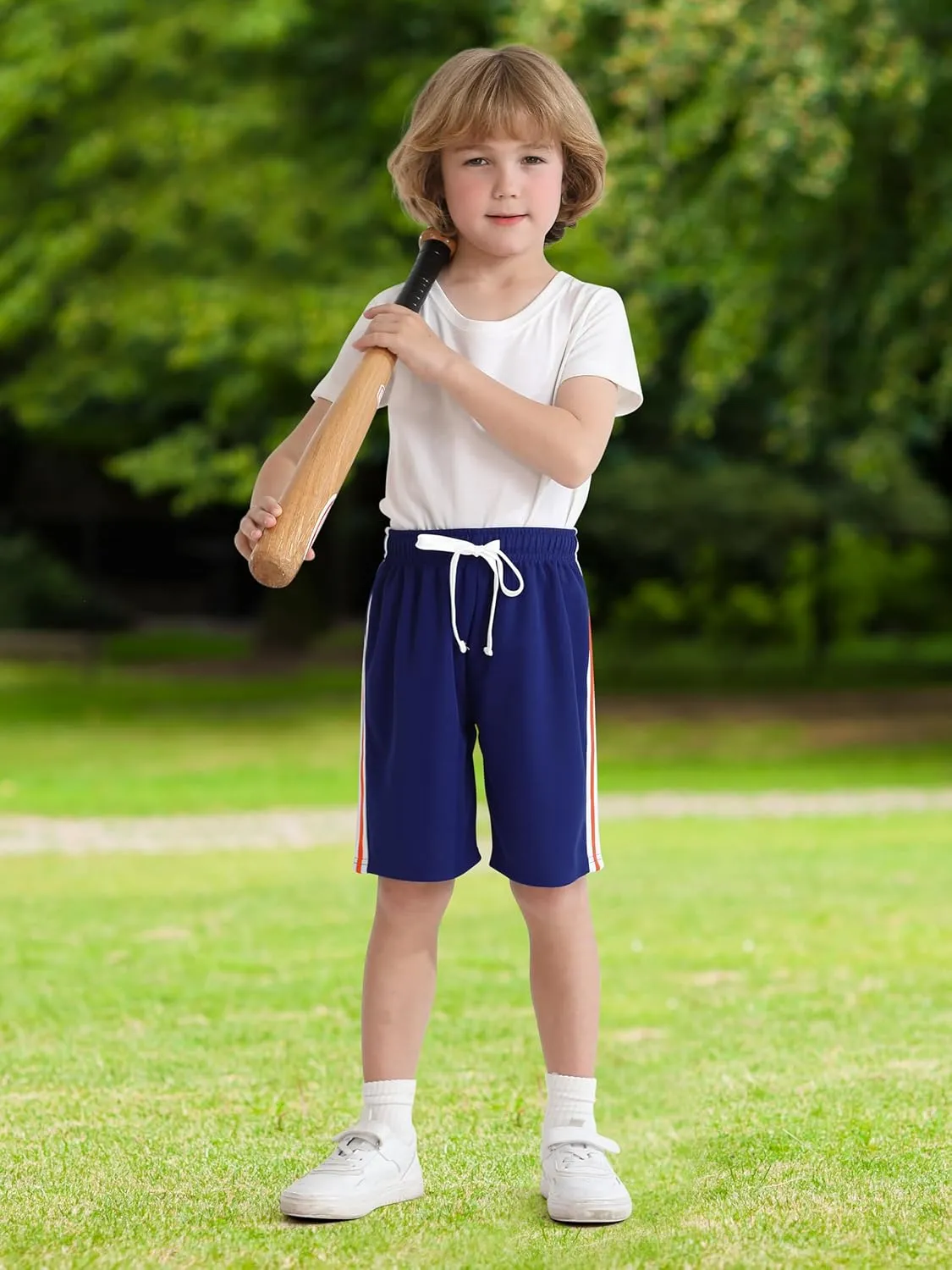 Resinta Toddler Boys Shorts Boys Quick Dry Athletic Pull-On Shorts with Elastic Waist for Summer Playwear