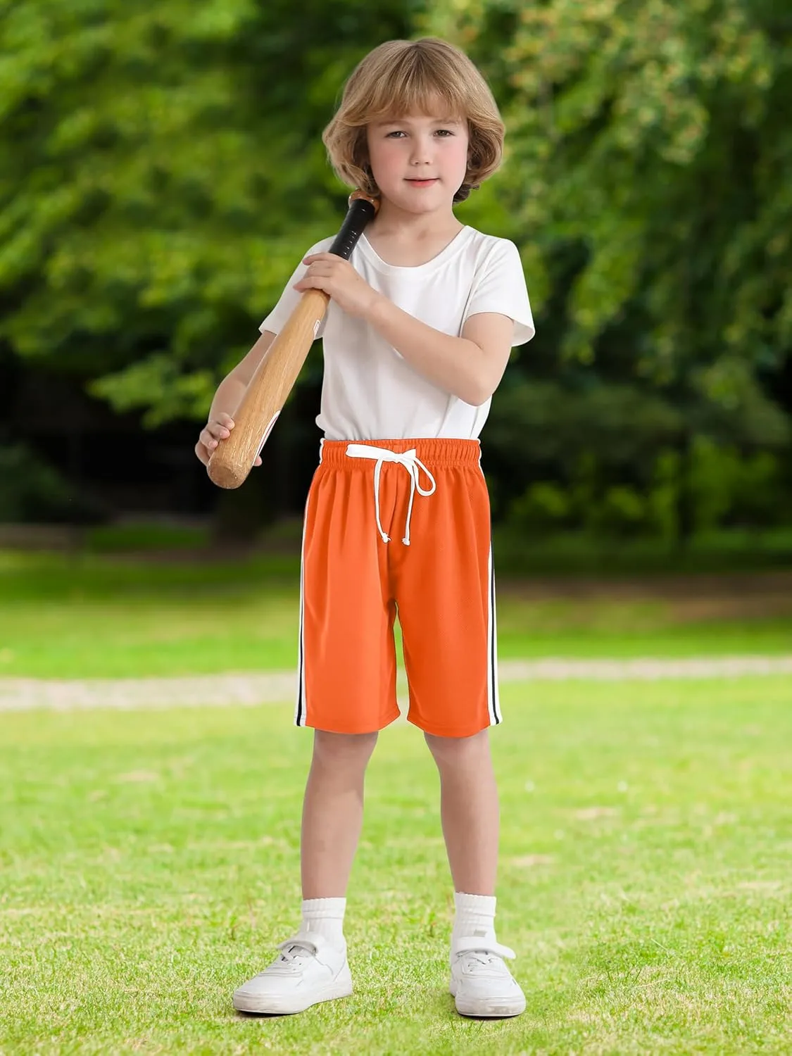 Resinta Toddler Boys Shorts Boys Quick Dry Athletic Pull-On Shorts with Elastic Waist for Summer Playwear