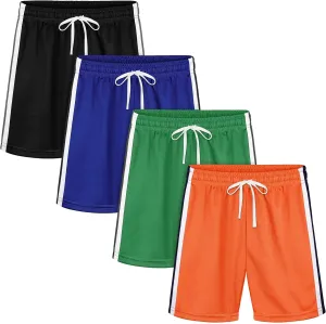 Resinta Toddler Boys Shorts Boys Quick Dry Athletic Pull-On Shorts with Elastic Waist for Summer Playwear