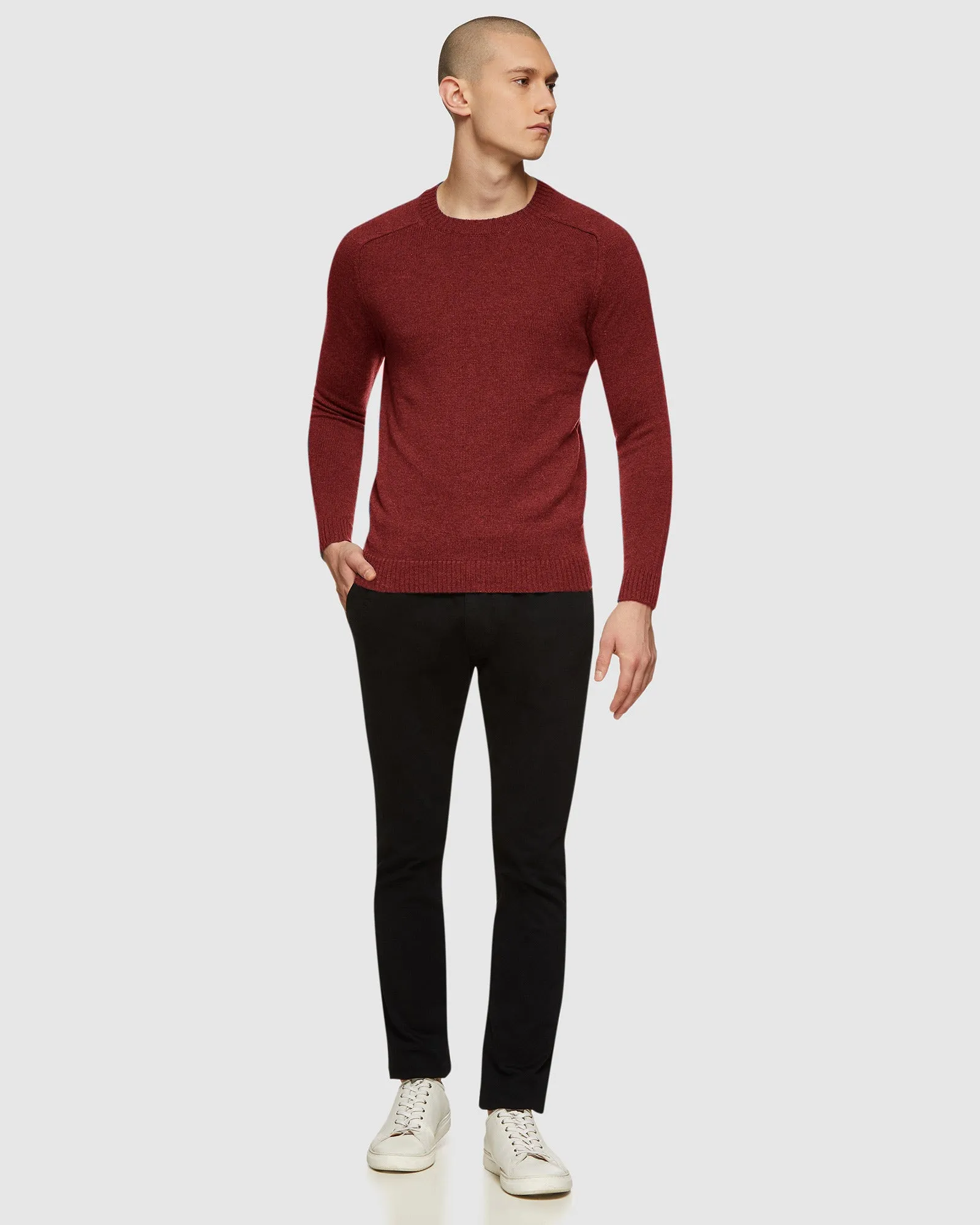 Ritchie Crew Neck Lambswool Knit