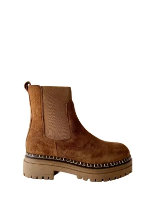 Rove Boot Suede Cognac